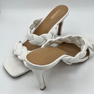 White Sandal Heel